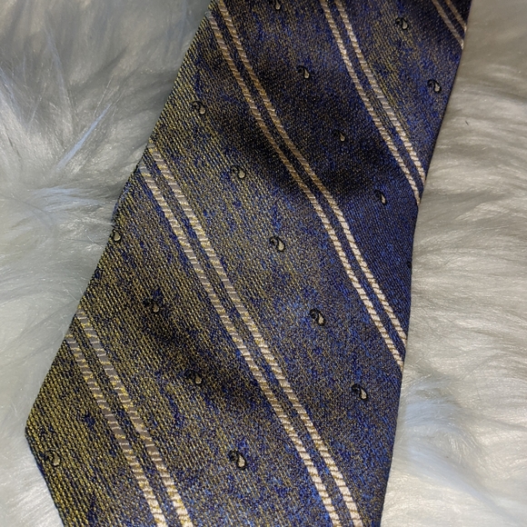 Vintage 90s Marks & Spencer Tie, 100% Silk - Picture 3 of 6